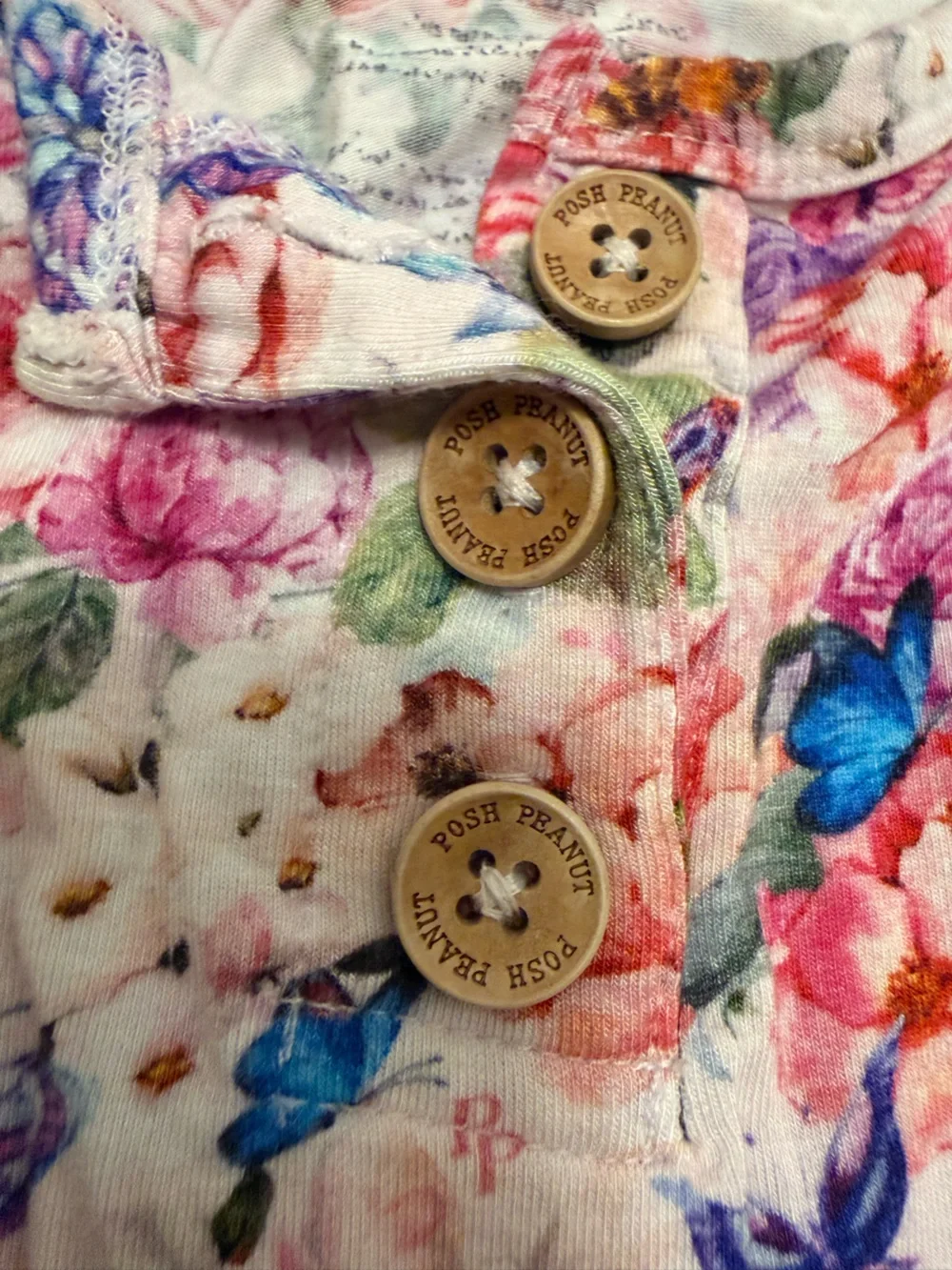 Posh Peanut Vivienne Twirl Bodysuit- 18 months